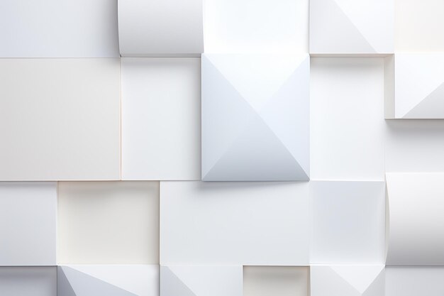 ミニマリストの抽象的な背景 幾何学的形状の白の色彩