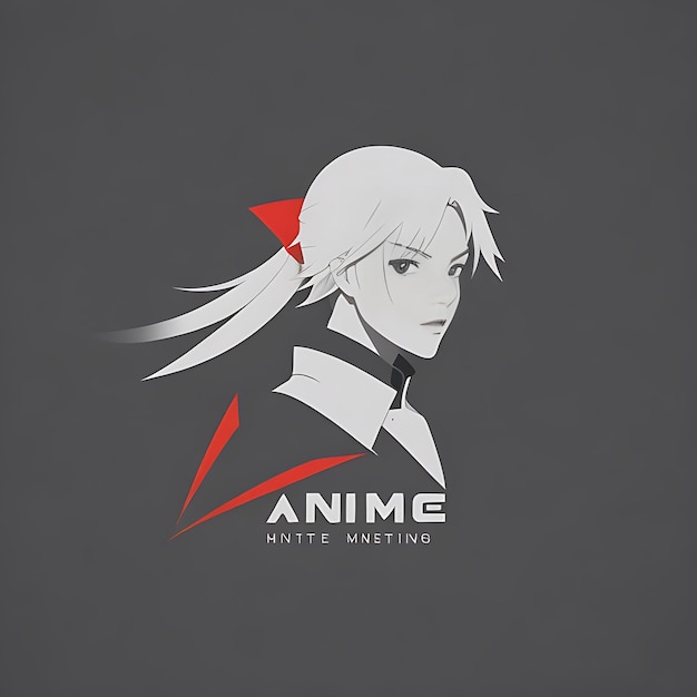 Minimalist Anime Streaming Logo