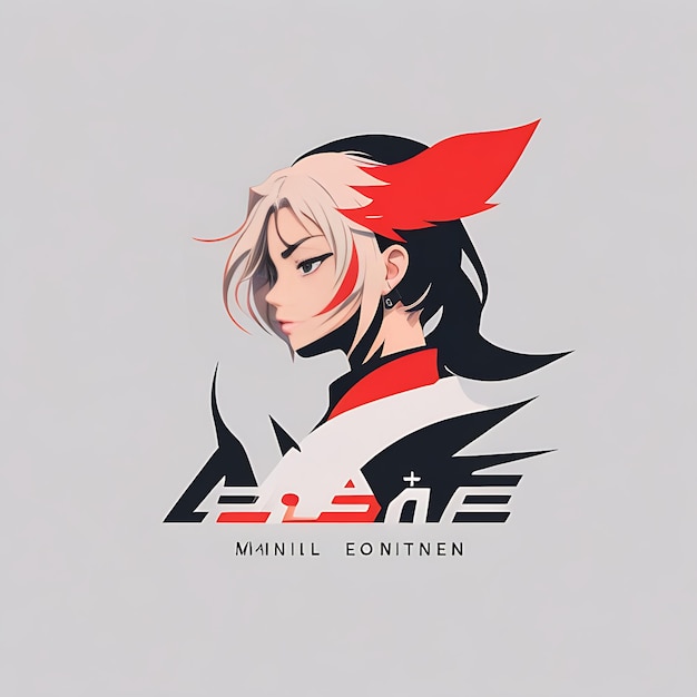 Photo minimalist anime streaming logo