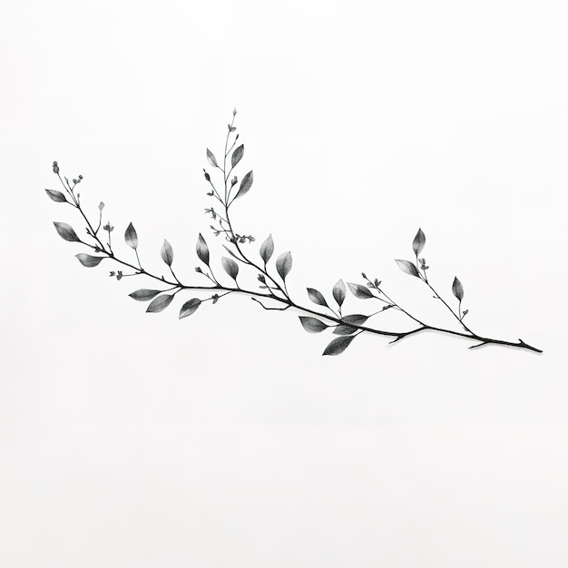 Photo minimalist art of a branch