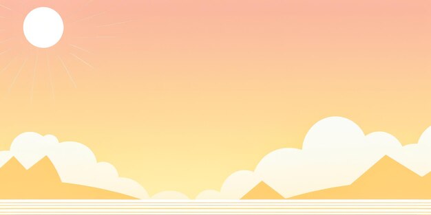 사진 minimalist background illustration with soft warm colors