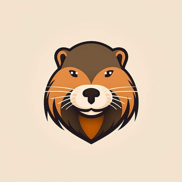 Minimalist Beaver Logo Design With Vibrant Caricatures