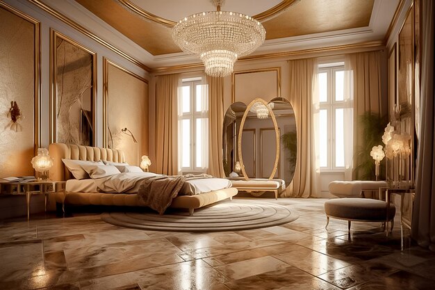 Photo minimalist bedroom bliss simple and stylish sanctuary for sweet slumber ai generated