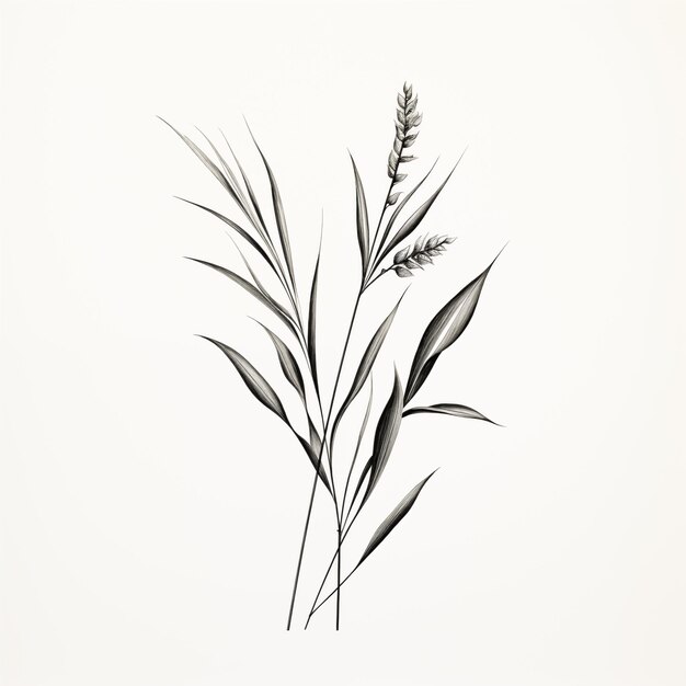 Foto illustrazioni botaniche minimaliste