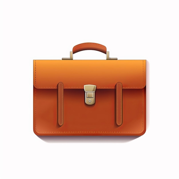 Minimalist Briefcase Illustration