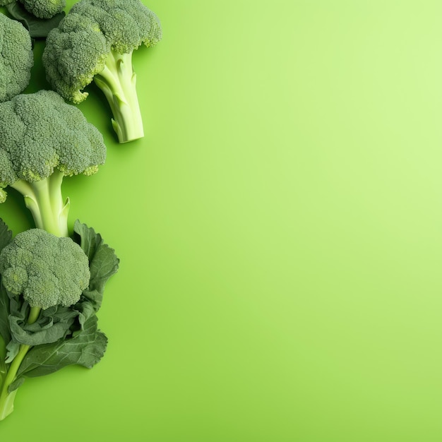 minimalist broccoli background