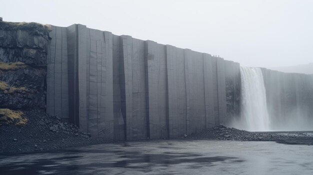 Minimalist Brutalist Architecture With Industrial Horror Elements