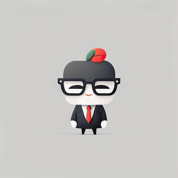 Photo minimalist businessman illustration