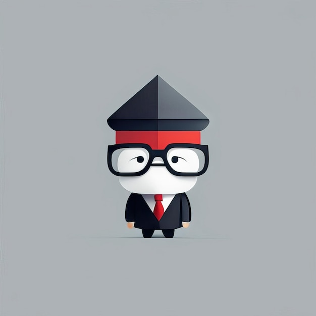 Photo minimalist businessman illustration