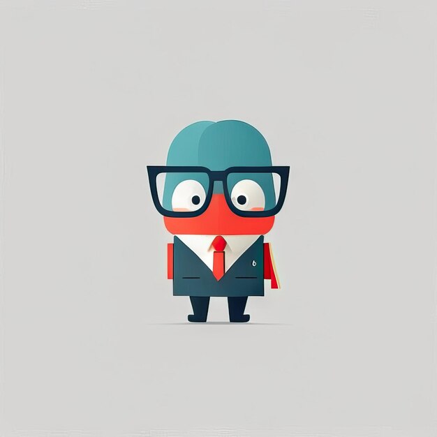 Photo minimalist businessman illustration