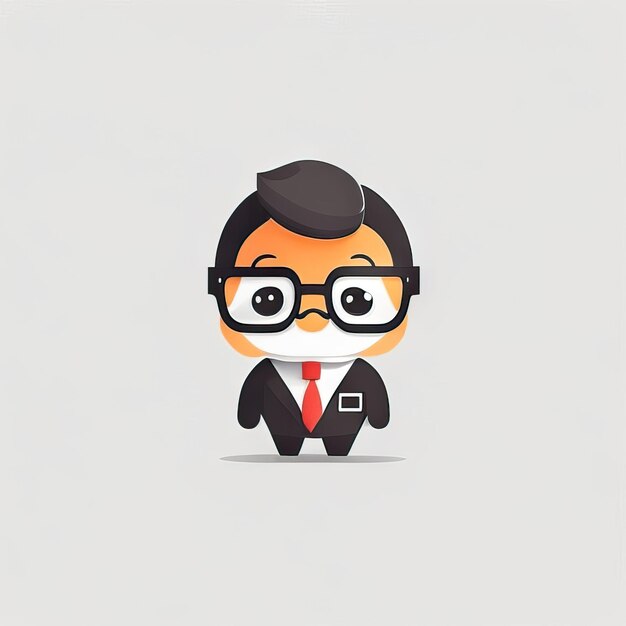 Photo minimalist businessman illustration