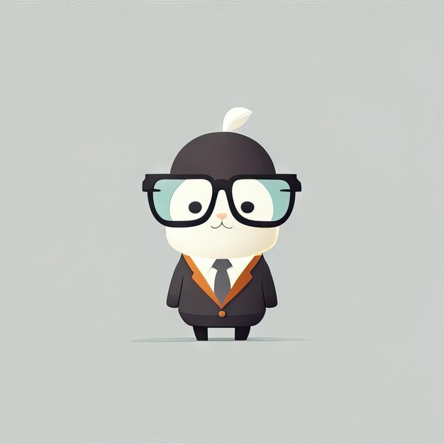 Photo minimalist businessman illustration