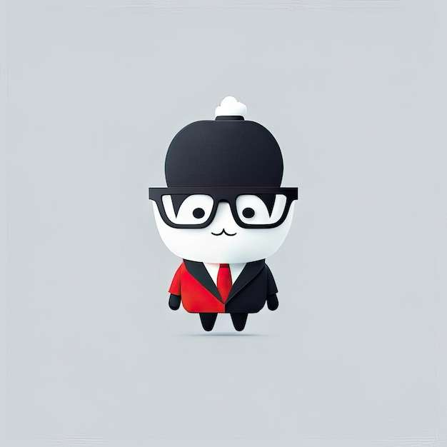 Photo minimalist businessman illustration