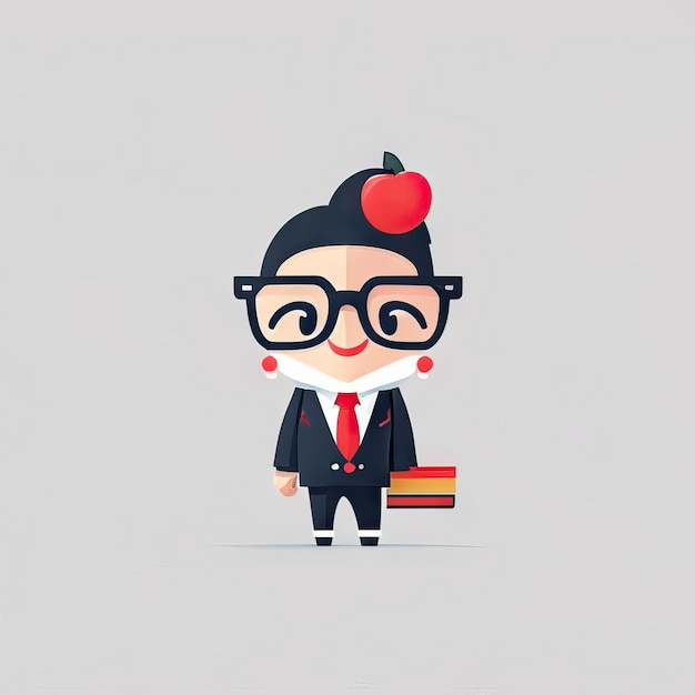 Photo minimalist businessman illustration