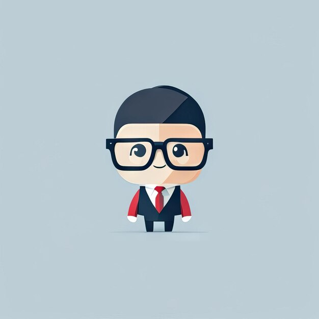 Photo minimalist businessman illustration