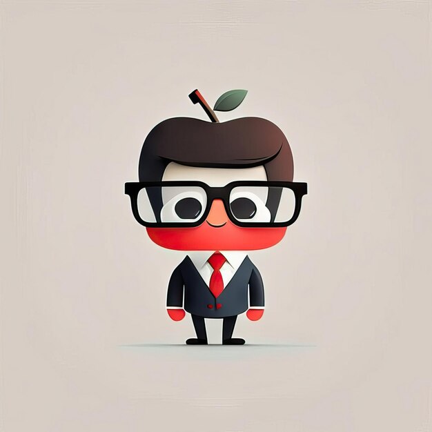 Photo minimalist businessman illustration