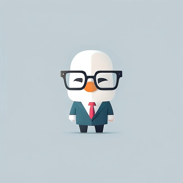 Photo minimalist businessman illustration