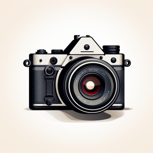 Minimalist Camera Illustration