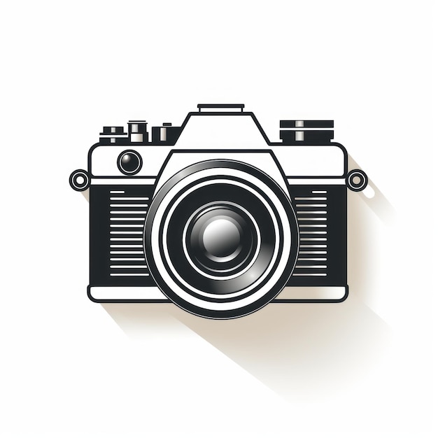 Minimalist Camera Illustration