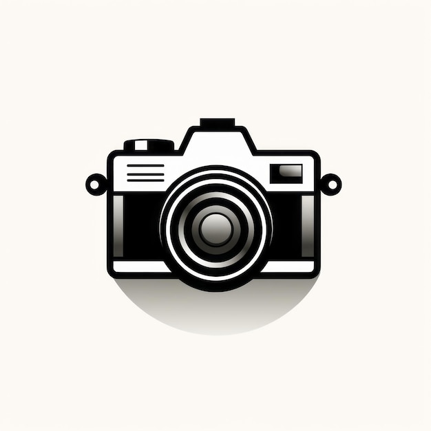 Photo minimalist camera illustration