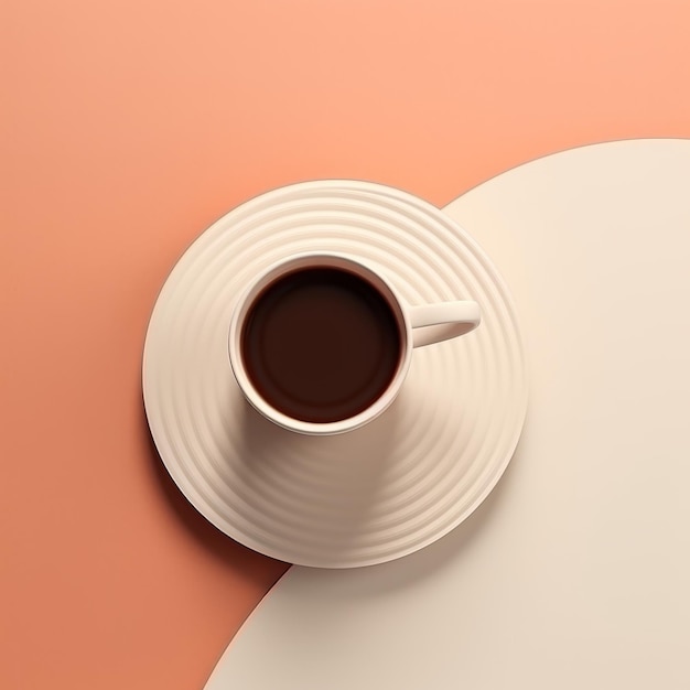 Foto sfondo di caffè minimalista