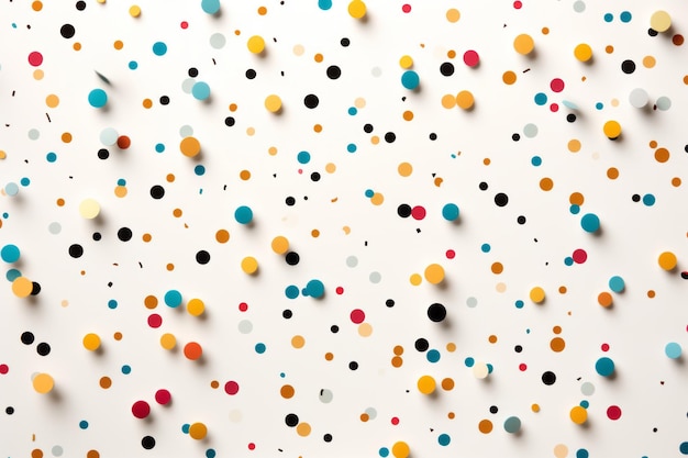 Minimalist Colorful Dots Pattern Background Generative AI
