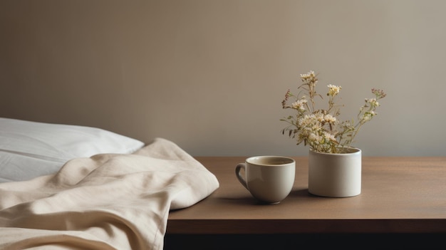 Minimalist Comforters Scene Muted Earth Tones And Zen Minimalism