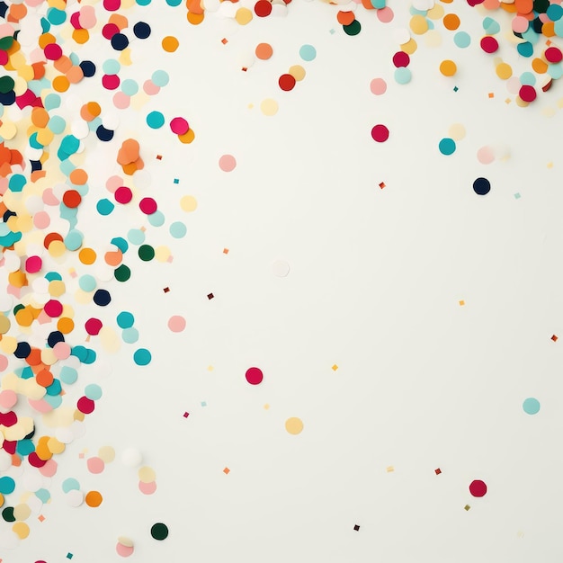 minimalist confetti background