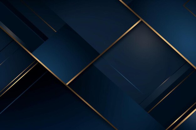 Photo minimalist deep blue premium abstract background with luxury geometric dark shapes exclusive