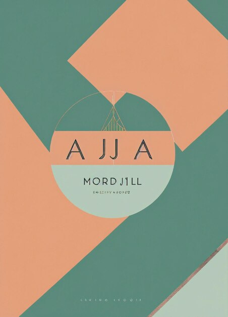 Foto un logo di negozio minimalista e consapevole del design chiamato ajia