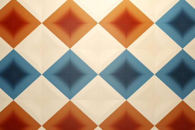 Photo minimalist diamond tile pattern background generative ai