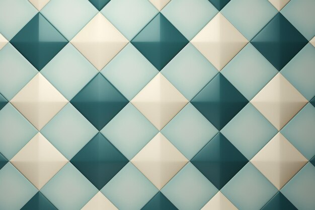 Photo minimalist diamond tile pattern background generative ai