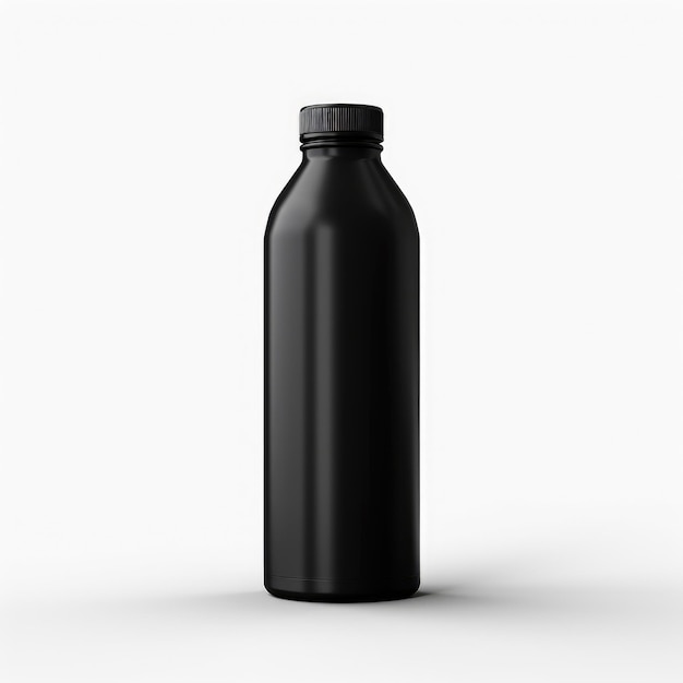 minimalist drinking bottle isolated white background