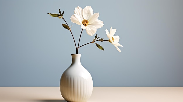 Minimalist Elegance Simple and Sleek Vase Arrangement