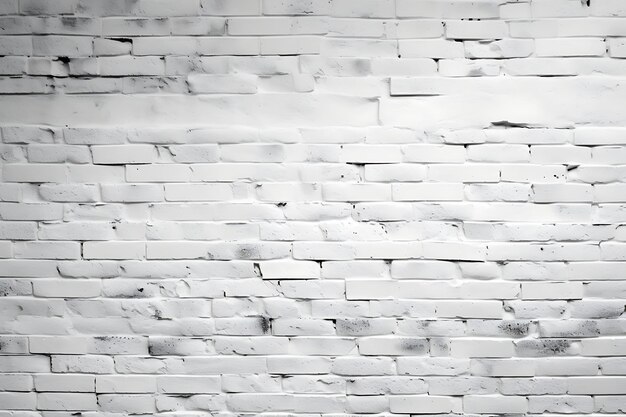 Minimalist Elegance White Brick Wall Background