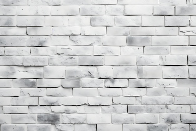 シンプルなエレガンスの白いレンガ壁の背景