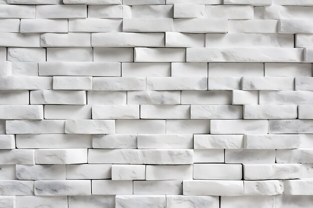 Minimalist Elegance White Brick Wall Background