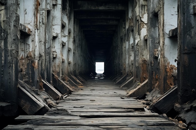 Photo minimalist exploration of raw textures and details in weathered drawbridges