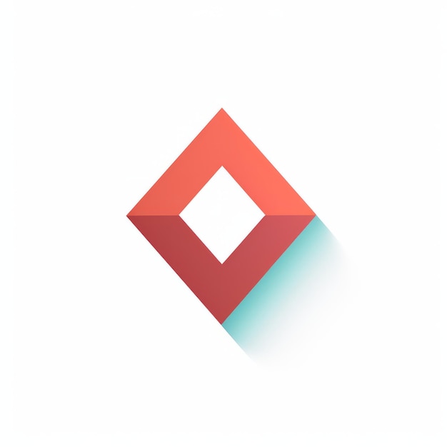 Minimalist Geometric Logo With Bold Shadows