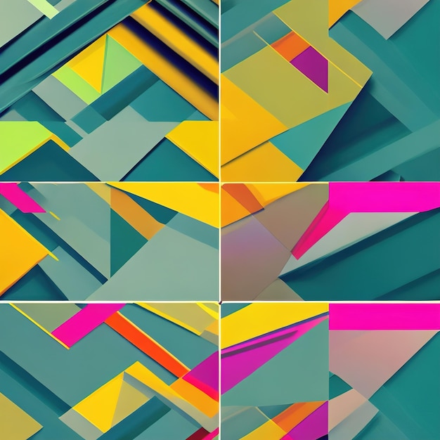 Minimalist geometric pattern wallpaper