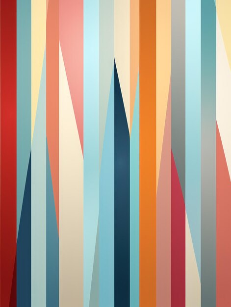 Minimalist Graphic Art Design in Pastel Colors AI Generated 3D Image