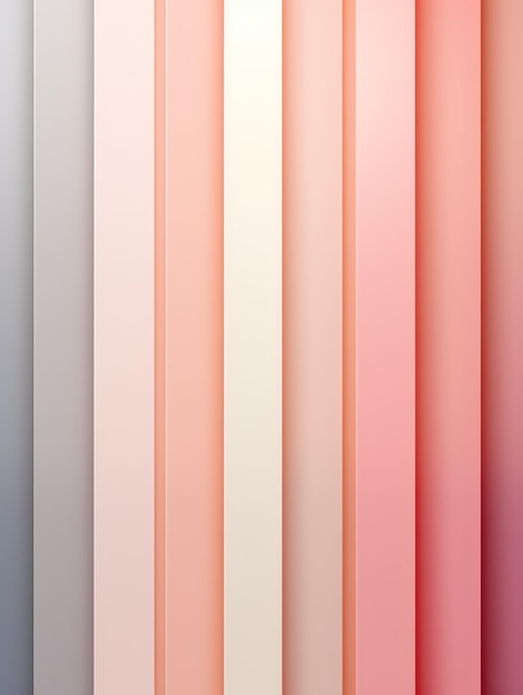 Minimalist Graphic Art Design in Pastel Colors AI Generated 3D Image