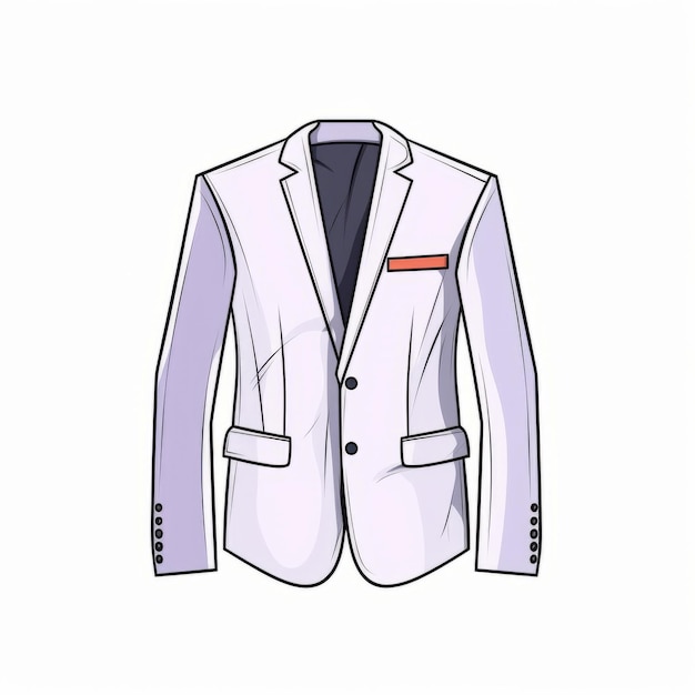 Minimalist Graphic Blazer Design