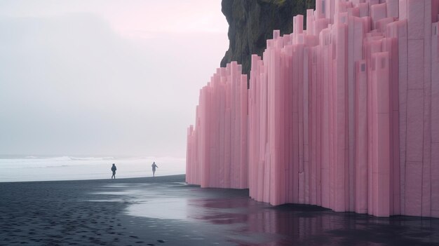 Minimalist Hightech Architecture With Ethereal Installations In Reynisfjara