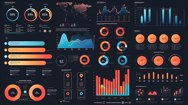Minimalist Infographic Slide for Data Visualization with Sleek Design ...