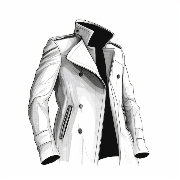 Foto illustrazione della giacca minimalista