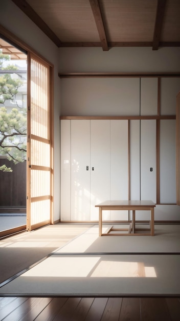 Minimalist japan room