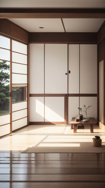 Minimalist japan room