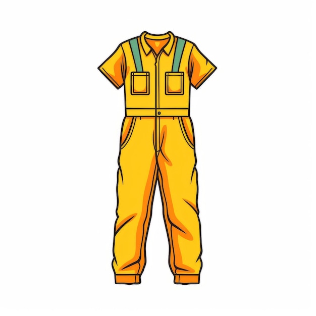 Minimalist Jumpsuit Design Graphic