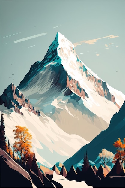 Mountain landscape sketch Nature doodle  Stock Illustration 61552566   PIXTA